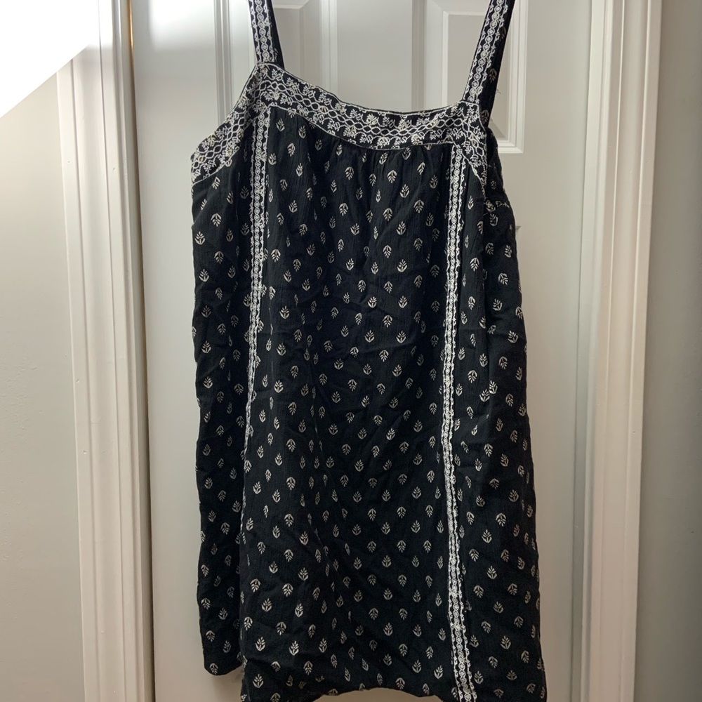 Old navy XL square shift dress black